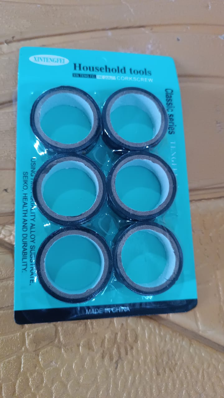 General Electrical Tape, All purpose PVC electrical tape (6 Pcs Set) General Electrical Tape, All purpose PVC electrical tape (6 Pcs Set)